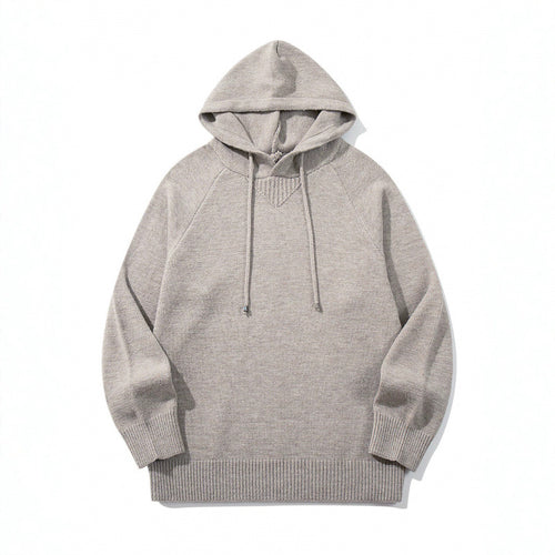 Unisex Oversize Strickkapuzenpullover mit Raglanärmeln und Rippbündchen Shop Nory