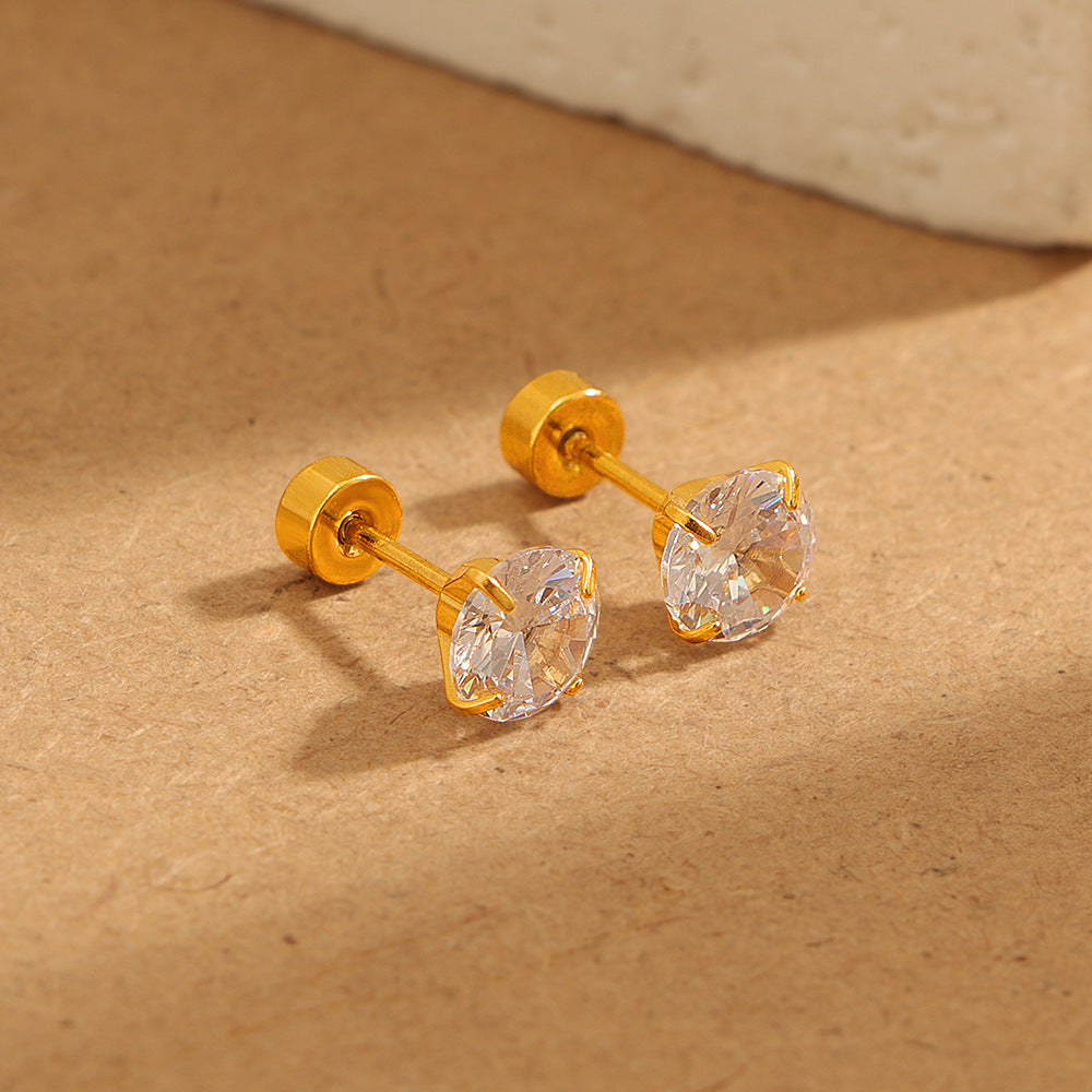 Damen Elegante Kristall Stecker Ohrringe Shop Nory