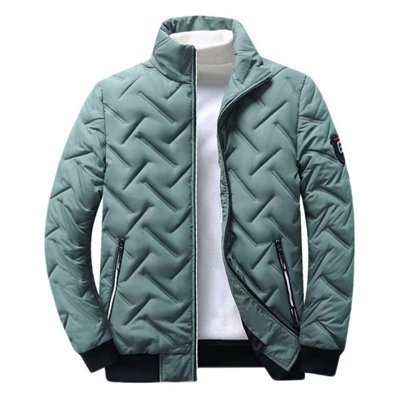 Herren Winter Steppjacke mit hochabschließendem Kragen Shop Nory