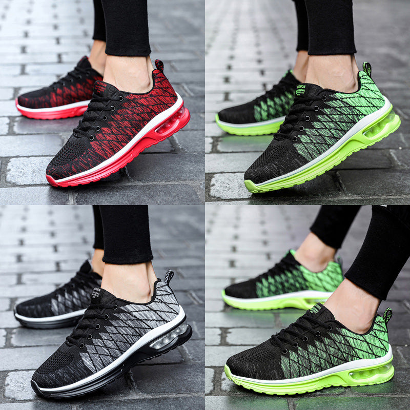 Damen Sportliche Lauf-Sneaker mit atmungsaktiver Mesh-Oberfläche und dämpfender Sohle Shopnory