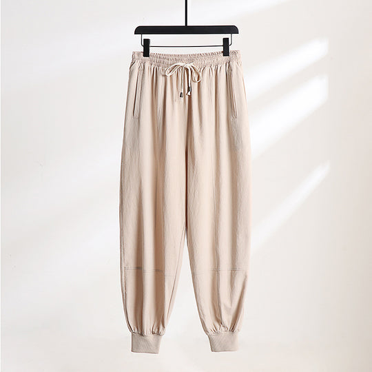 Herren Leichte Baumwoll-Jogginghose mit Kordelzug, Elastischem Bündchen und praktischen Taschen Shop Nory