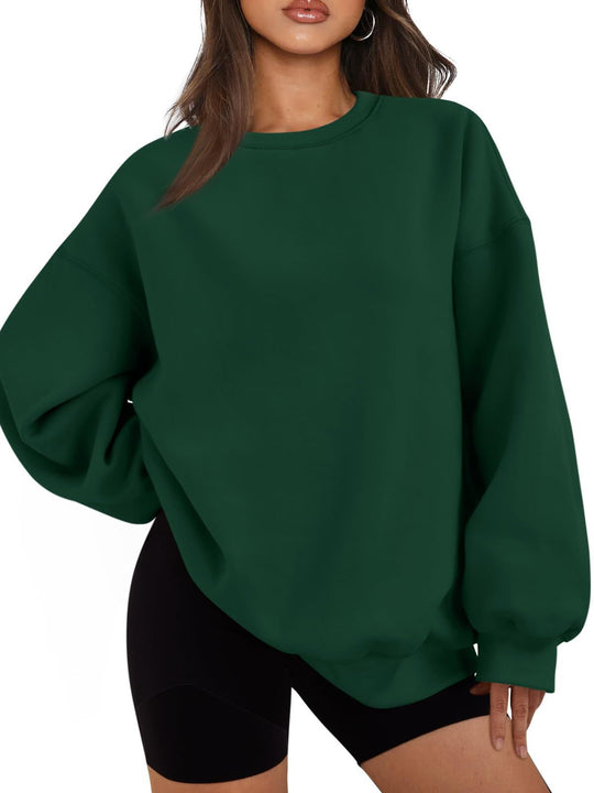 Damen nan Boxy-Crewneck-Sweat mit extraweiter Passform, Raglanärmeln und weichem Fleece-Innenfutter Shop Nory