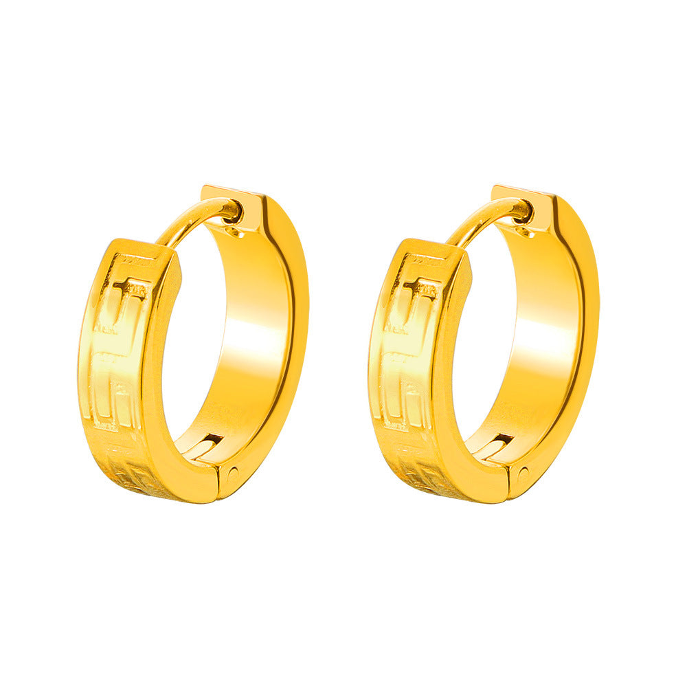 Damen Goldfarbene Creolen Shop Nory