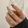 Damen Ring-Set mit variierenden Designs und edlen Akzenten Shop Nory