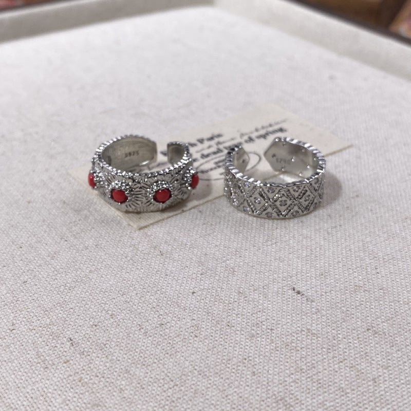 Damenring mit kunstvollem Diamantmuster und feiner Detailverarbeitung Shop Nory