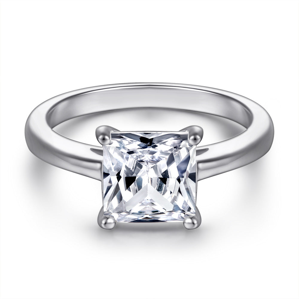 Damen Verlobungsring mit prachtvollem floralen Design und funkelndem Edelsteinbesatz Shop Nory