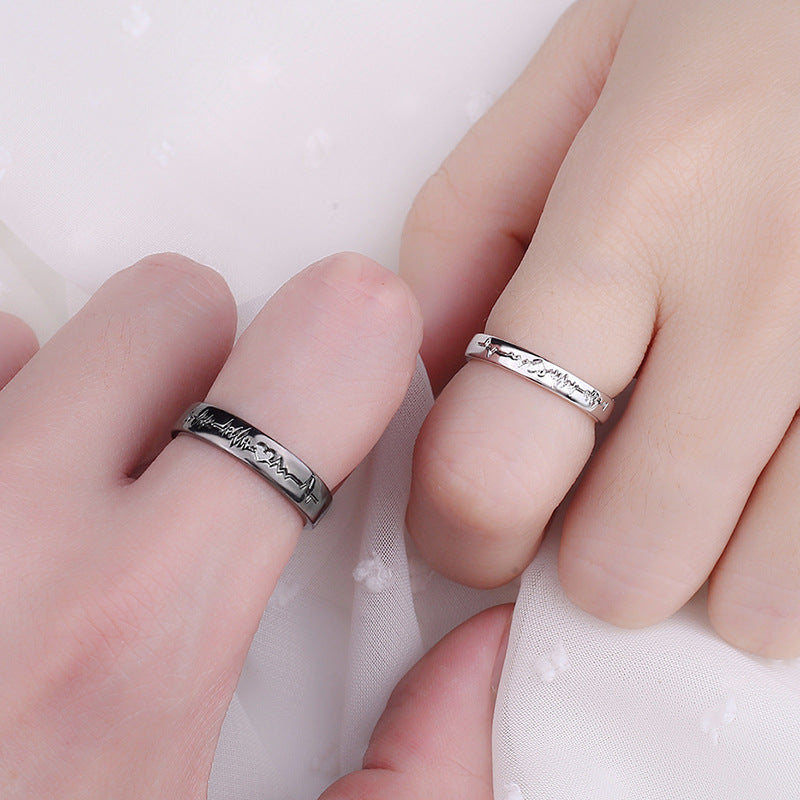 Damen Ring mit Herzschlag-Motiv Shop Nory