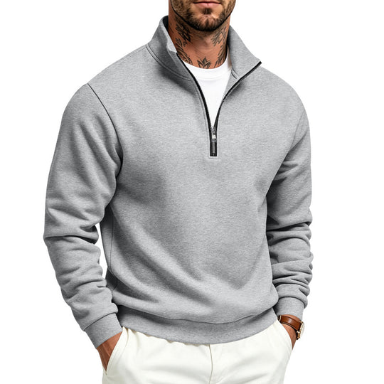 Herren Halbzip-Sweatshirt mit Troyerkragen und weicher Fleece-Innenseite Shop Nory
