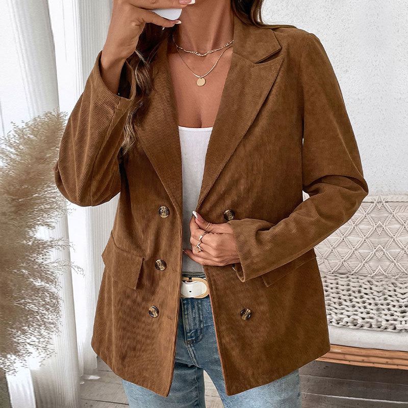 Damen Eleganter Cordblazer Shop Nory