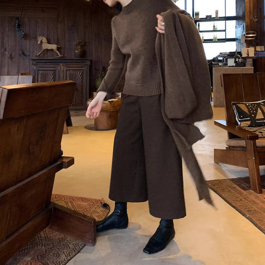 Damen Lässige, weite Strickjacke Shop Nory