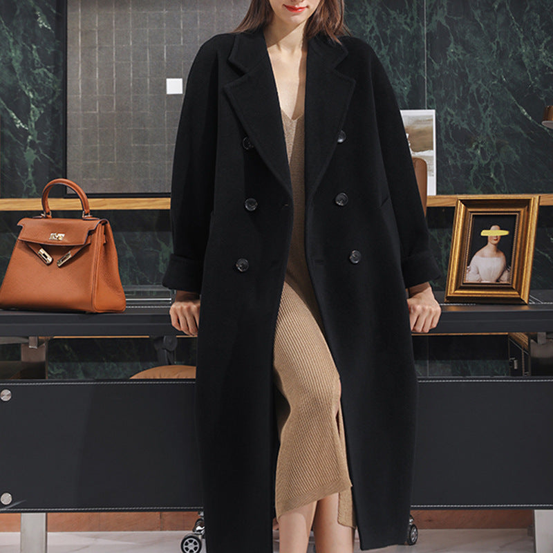 Damen Stilvoller Wollmantel Shop Nory