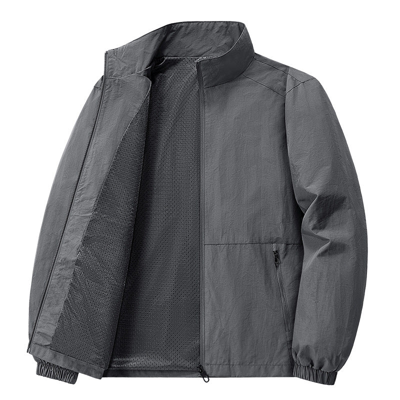 Herren Leichte Freizeitjacke mit schmalem Kragen Shop Nory