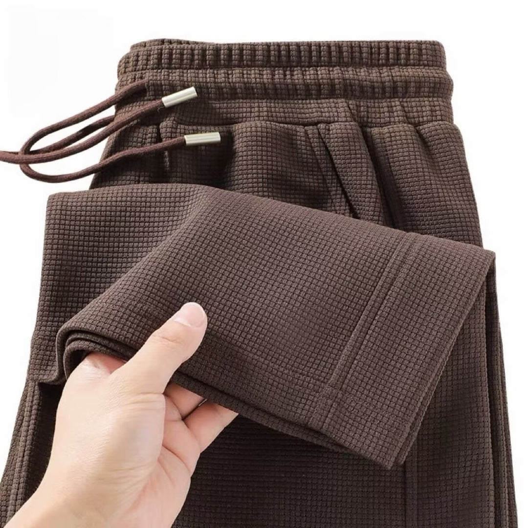 Herren Bequeme Waffelstruktur Jogginghose Shop Nory