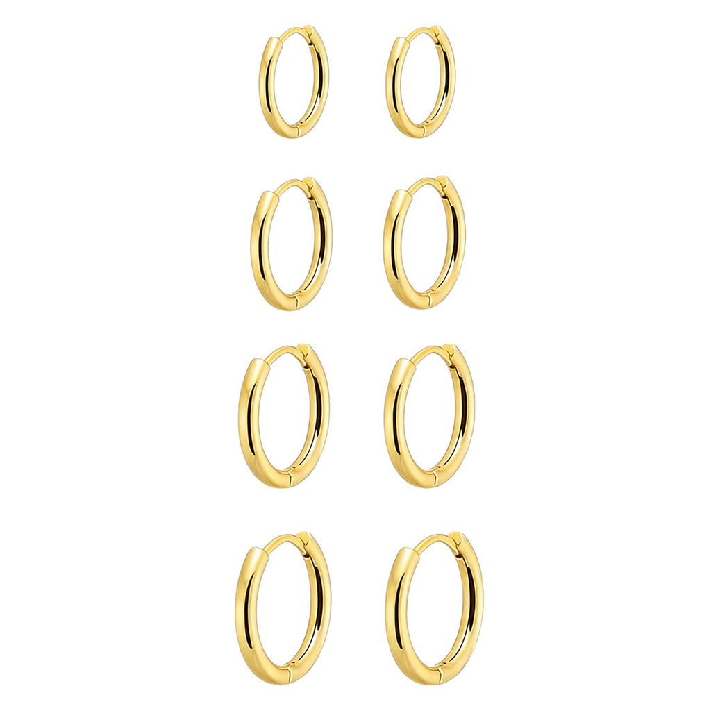 Damen Creolen Ohrringe Set mit elegantem Design Shop Nory