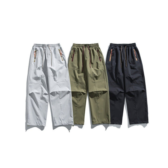 Herren Cargo-Hose mit elastischem Bund, Knie-Paneelen und Reißverschluss-Saum Shop Nory