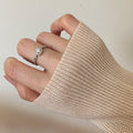 Damen zierlicher Ring mit funkelndem Zirkonia-Besatz Shop Nory