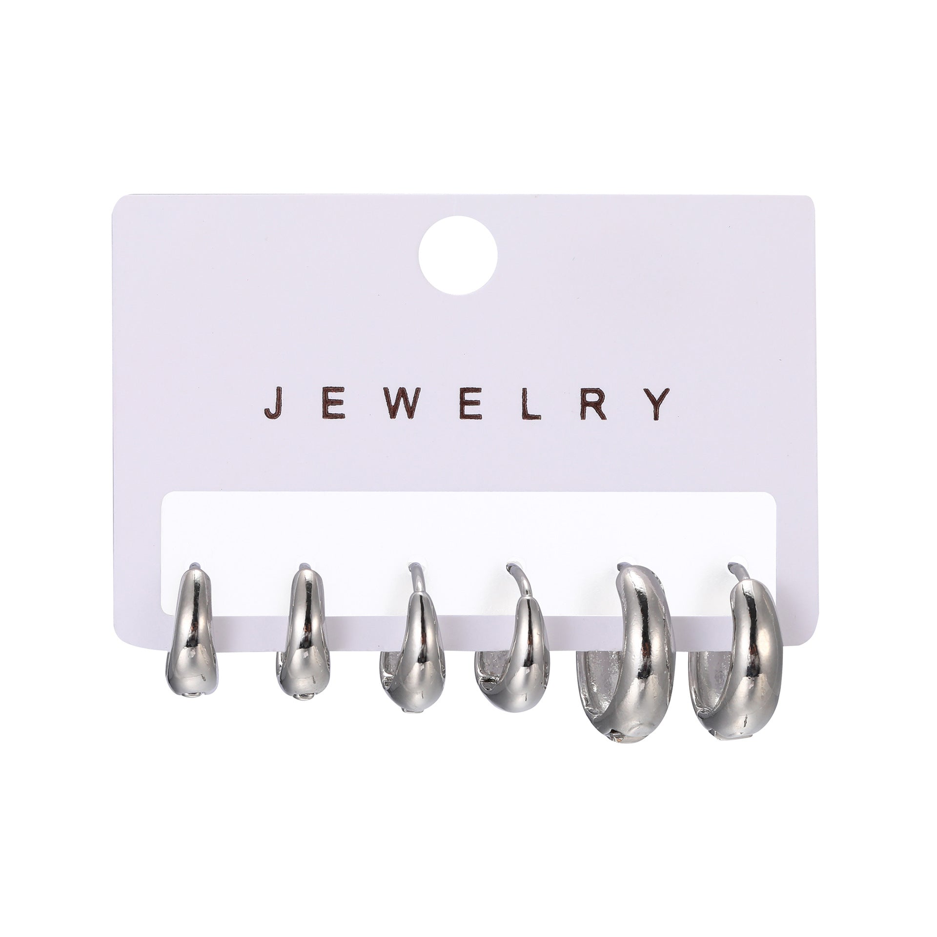 Damen Ohrringe Set mit modernem, geschwungenem Design Shop Nory
