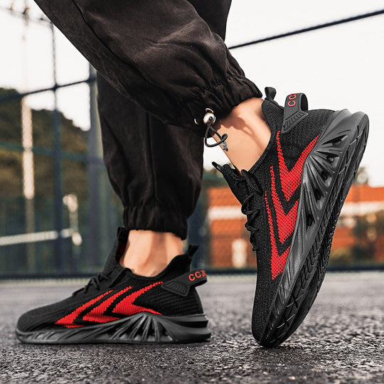 Damen Atmungsaktive und flexible Fitness-Sneaker mit rutschfester Sohle