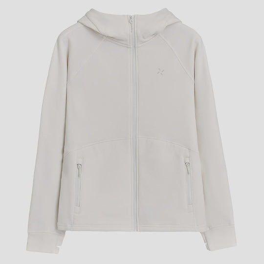Damen Kapuzen-Fleecejacke mit durchgehendem Reißverschluss, ergonomischen Nähten und Reißverschlusstaschen Shop Nory