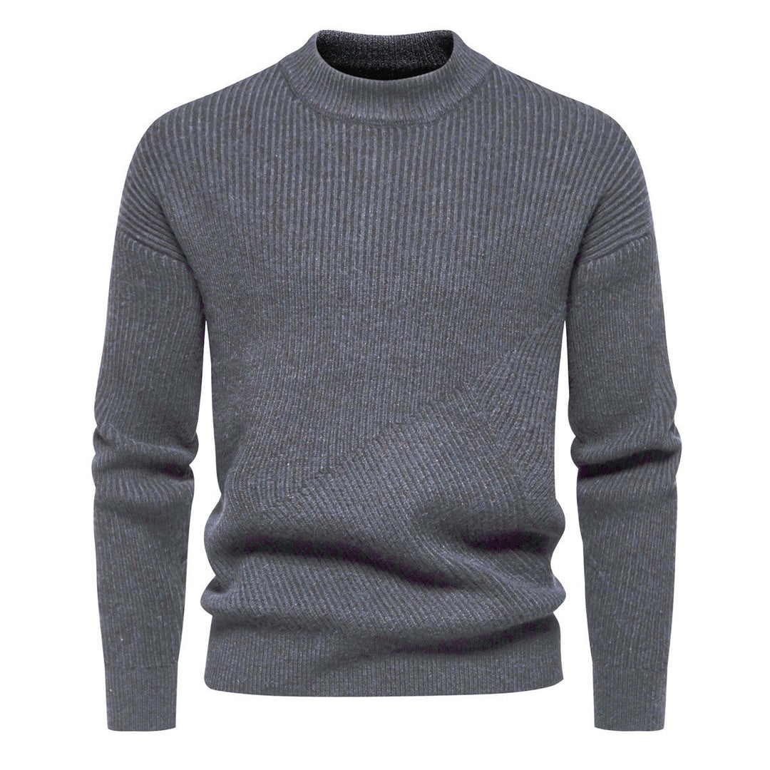 Herren Feinstrickpullover mit modernem Rippenmuster und hochwertiger Verarbeitung Shopnory