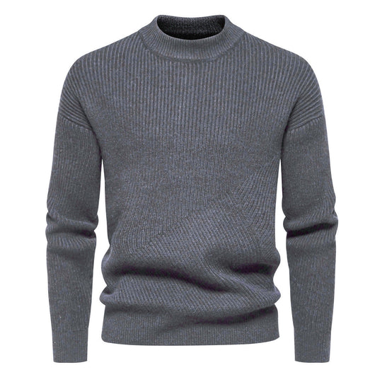Herren Feinstrickpullover mit modernem Rippenmuster und hochwertiger Verarbeitung Shopnory