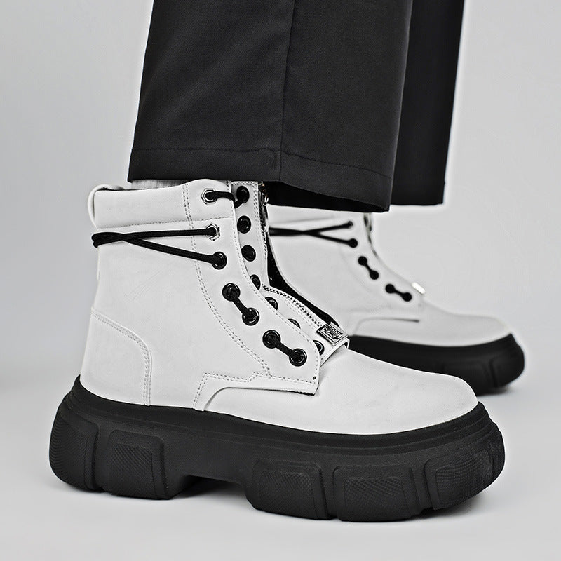 Damen robuste Combat Boots mit rutschfester Sohle und innovativem Schnürsystem