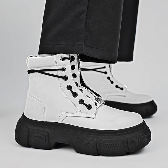 Damen robuste Combat Boots mit rutschfester Sohle und innovativem Schnürsystem