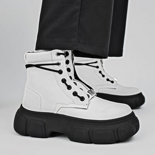 Damen robuste Combat Boots mit rutschfester Sohle und innovativem Schnürsystem
