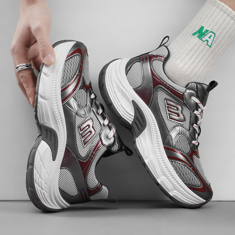 Unisex Voluminöse Mesh-Runner mit atmungsaktivem Obermaterial und stoßdämpfender Plateausohle Shopy Nory