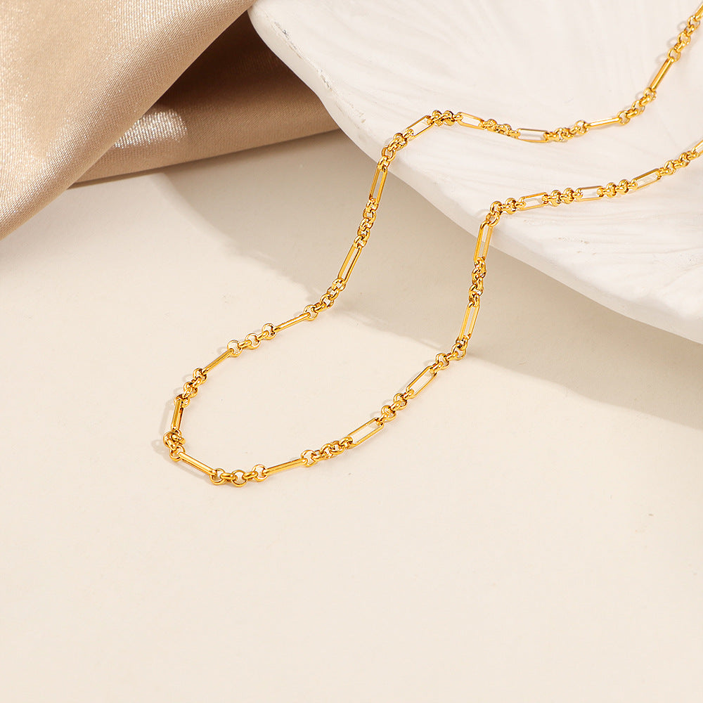 Frauen Elegante Papierclip Halskette Shop Nory