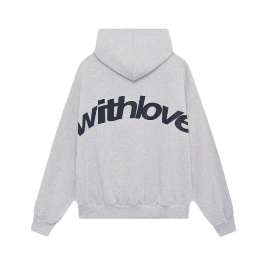 Unisex nan oversized Kapuzenpullover mit großflächigem Rückenprint, Kängurutasche und gerippten Bündchen Shop Nory