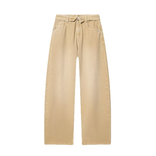 Damen Weite Highwaist-Jeans im Carpenter-Stil mit Distressed-Details Shop Nory