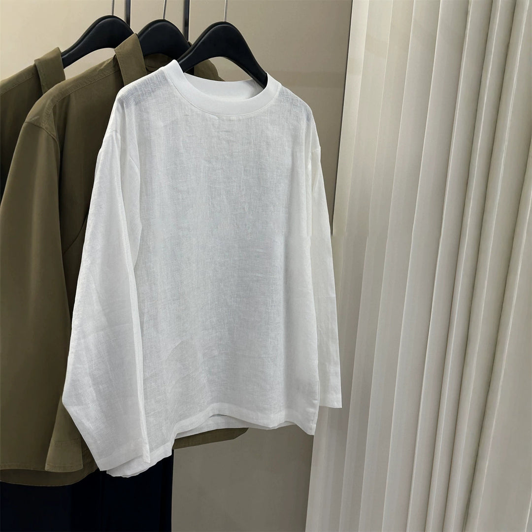 Damen Lässiges Leinenoberteil Shop Nory