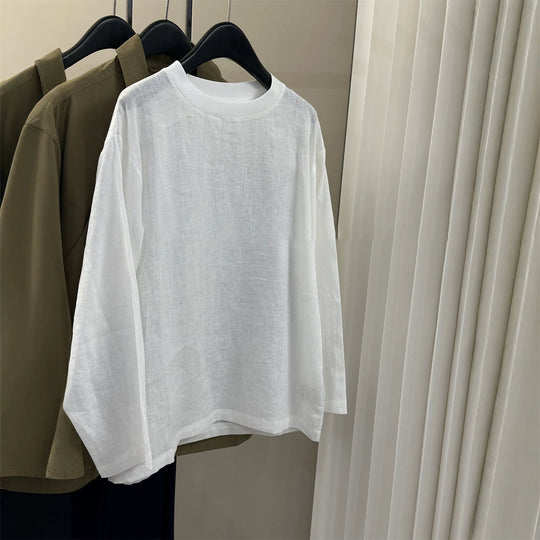 Damen Lässiges Leinenoberteil Shop Nory