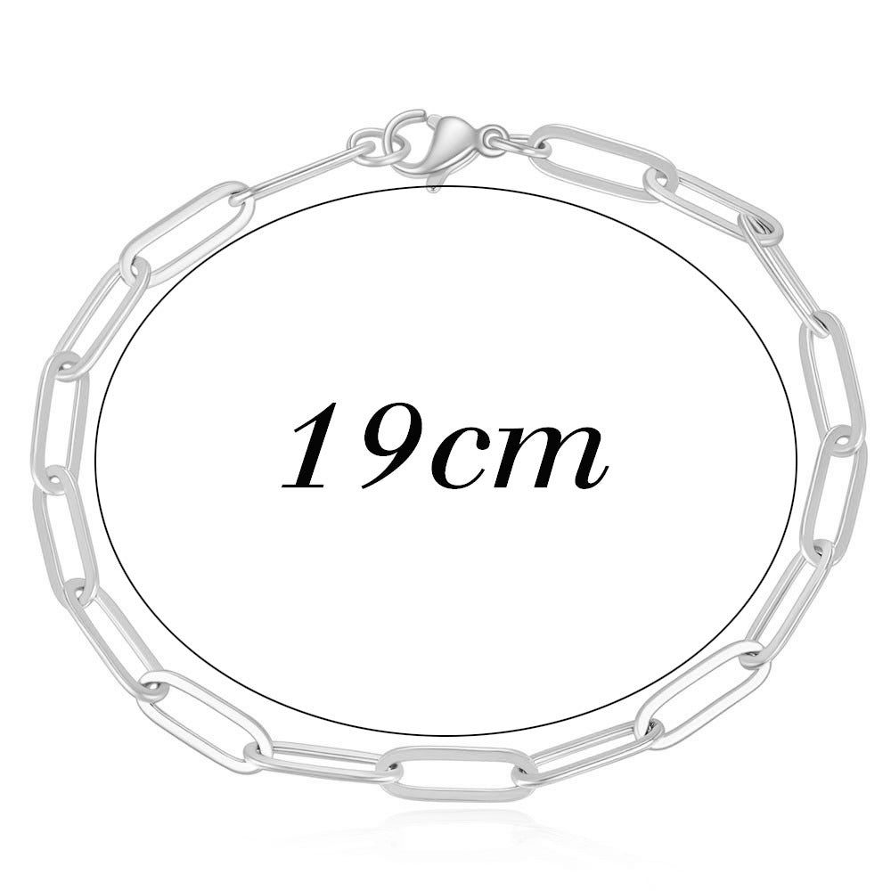 Damen Armband aus Edelstahl im modernen Gliederdesign Shop Nory