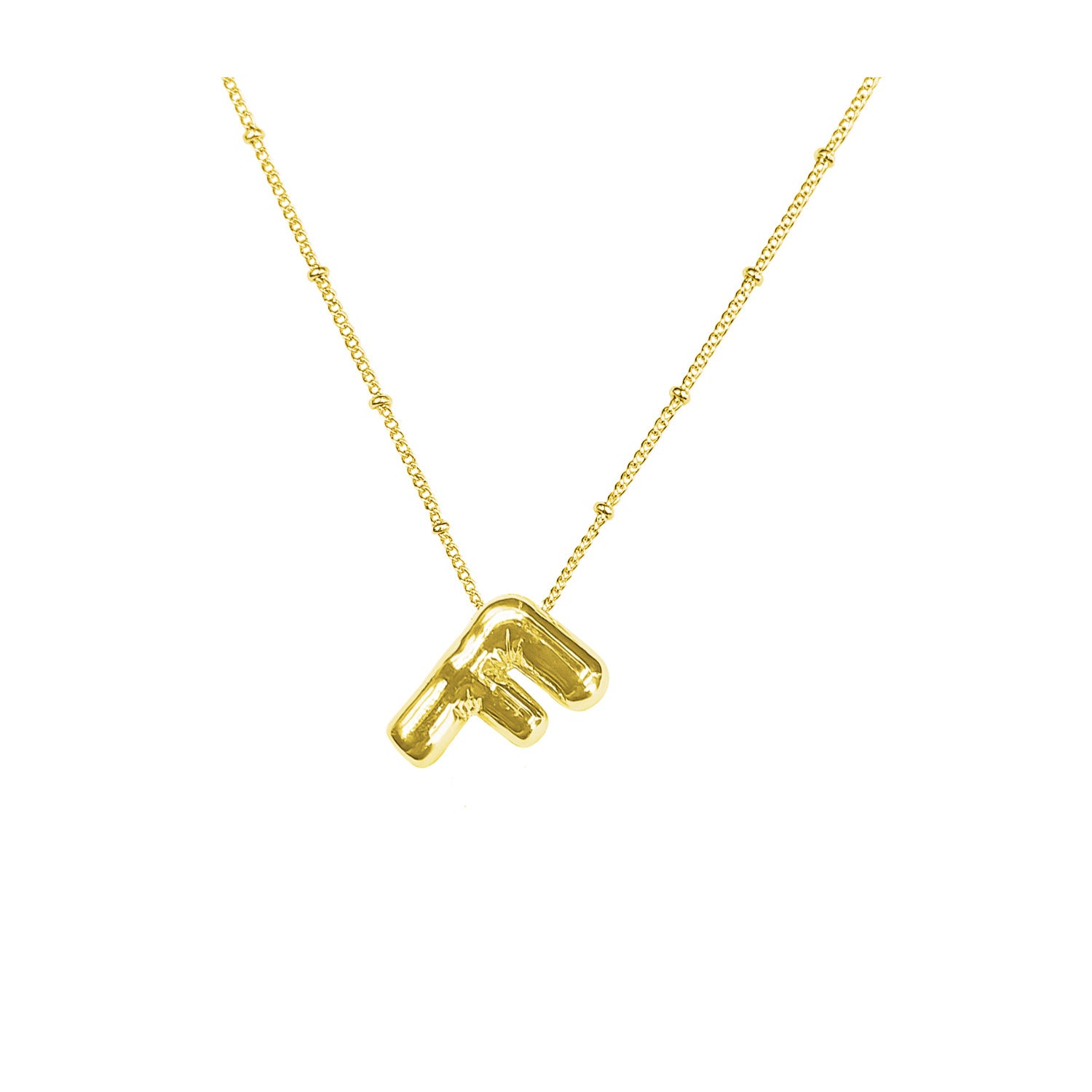Damen Halskette mit geschwungenem Minimalisten-Anhänger und hochwertiger Gliederkette Shop Nory