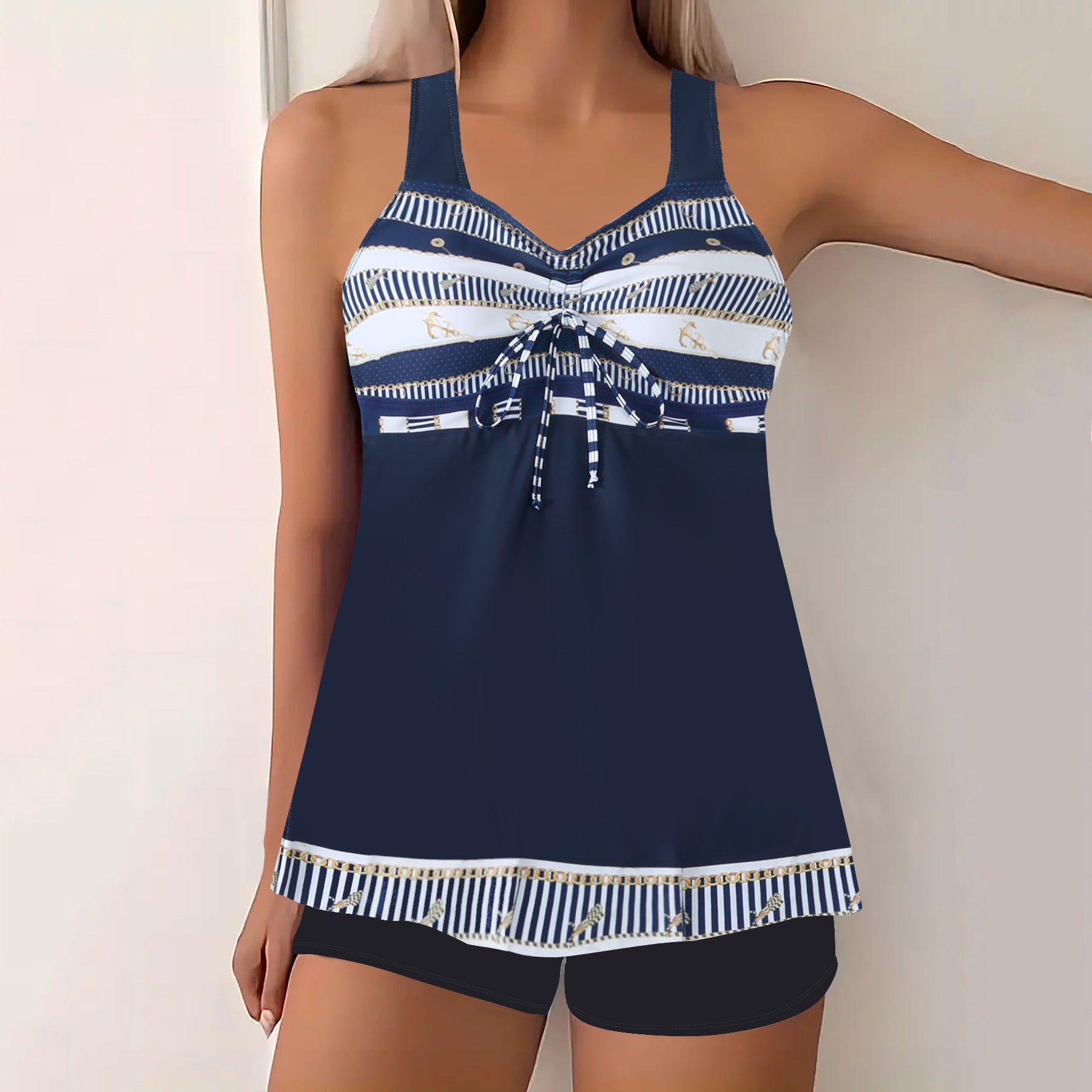Damen Tankini-Oberteil mit Shorts