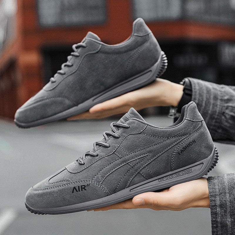 Damen Modische Sneakers mit hochwertiger Veloursleder-Oberfläche und rutschfester Sohle
