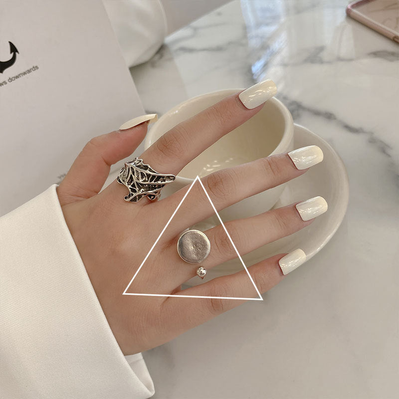 Damenring mit kunstvollem Blattdesign Shop Nory