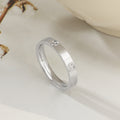 Damen eleganter Ring mit glänzender Oberfläche und stilvollen Symbolen Shop Nory