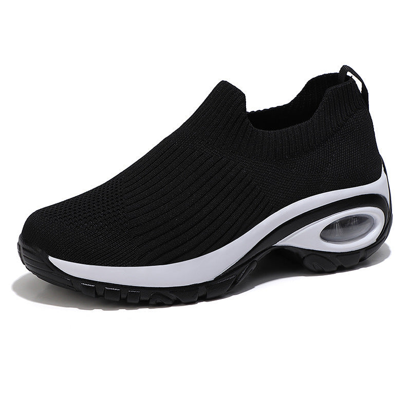 Damen Atmungsaktive Slip-On Sneakers mit unterstützender Dämpfung Shopnory