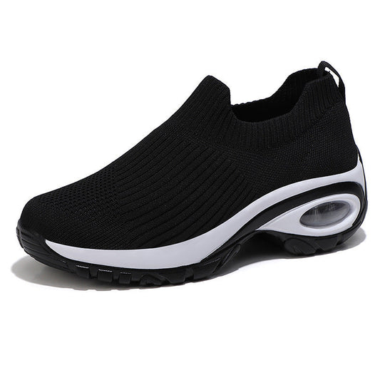Damen Atmungsaktive Slip-On Sneakers mit unterstützender Dämpfung Shopnory