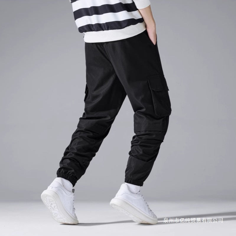 Herren Cargo-Jogginghose mit Tunnelzug, elastischen Knöchelbündchen & Mehrfachtaschen Shop Nory