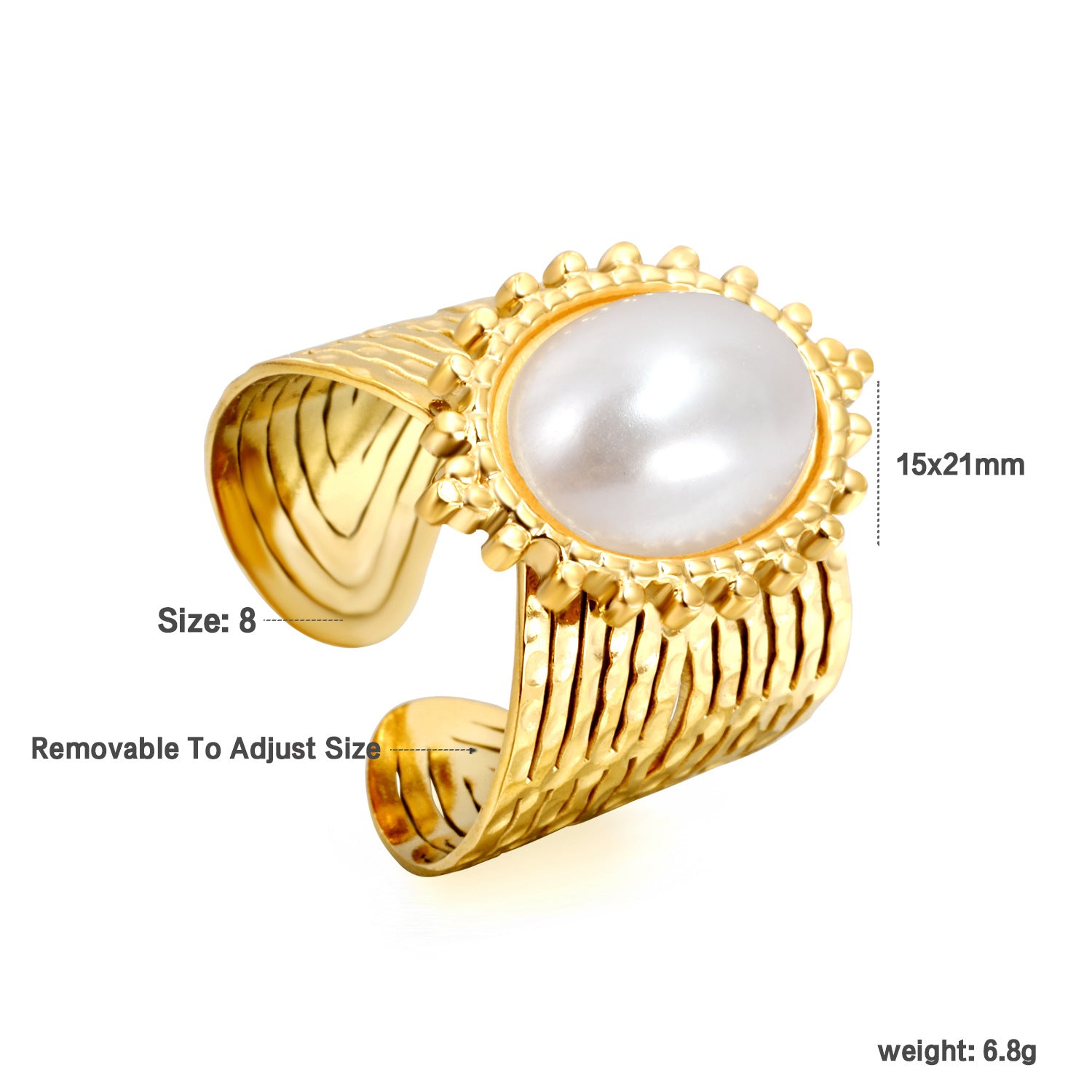 Damen Offener Ring mit kunstvollem Sonnenmotiv und anpassbarem Design Shop Nory