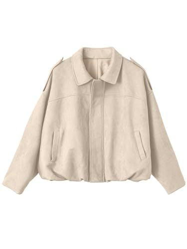 Damen Modische und luftige Oversized Jacke