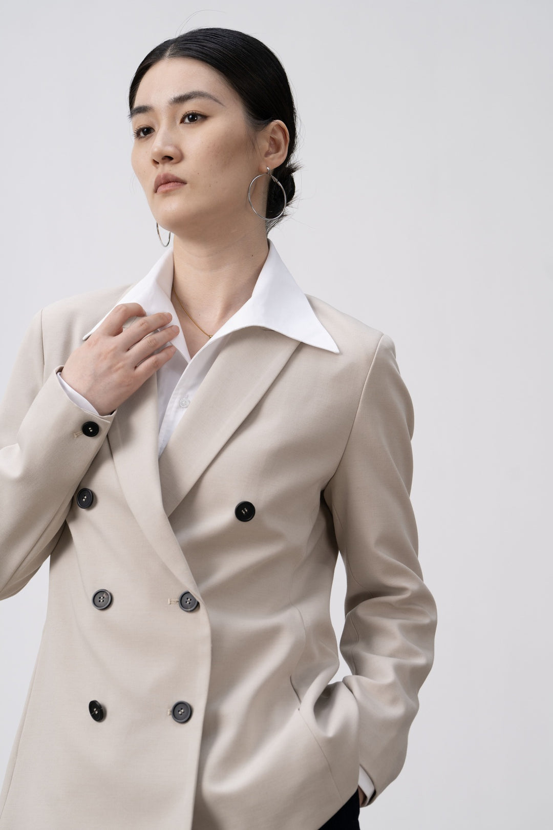 Damen Taillierte Doppelreihige Blazer Shop Nory 1787623052
