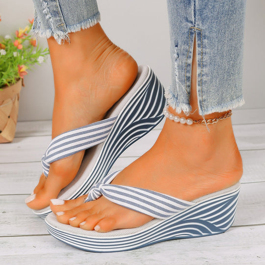 Damen Keil-Flip-Flops