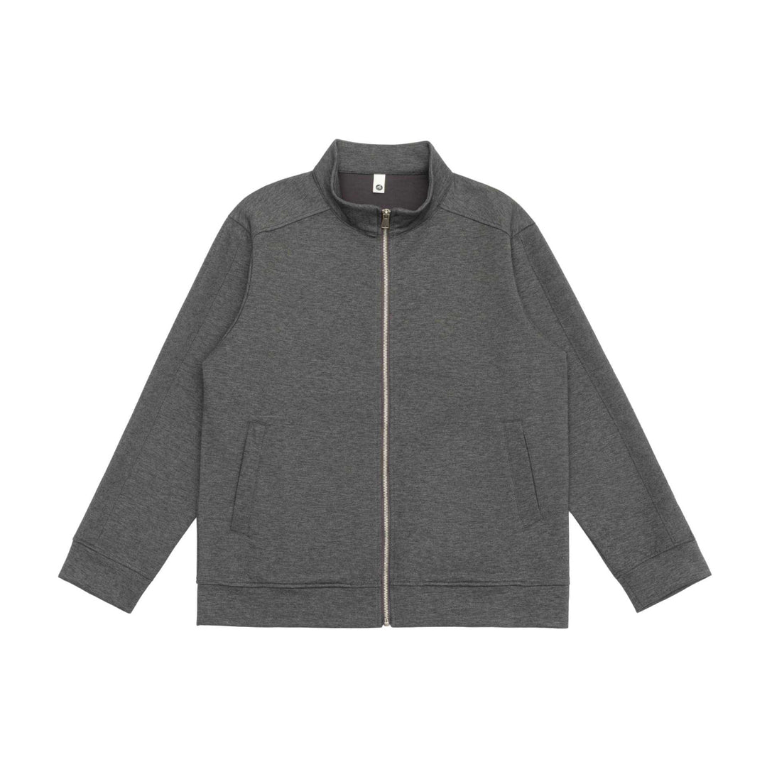 Herren Sweatjacke mit Stehkragen, durchgehendem Reißverschluss und kontrastierten Ärmeleinsätzen Shop Nory