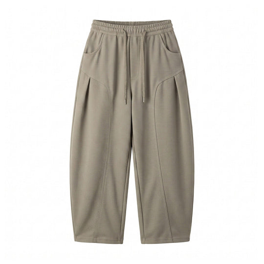Damen Cropped Jogginghose im Relaxed‑Schnitt mit Kordelzug und Ziernähten Shop Nory