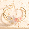 Damen Armreif mit kunstvollem Blumendesign Shop Nory